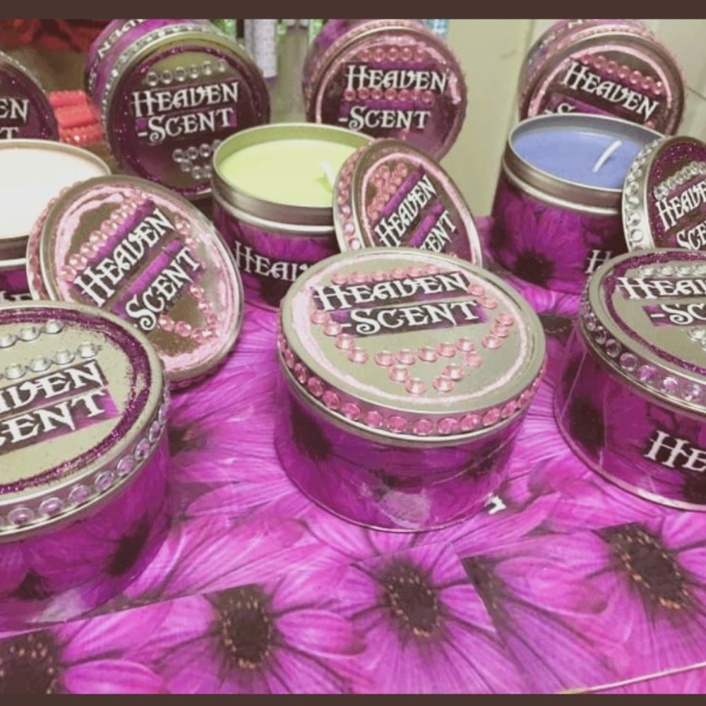 Heavenlee-Scent, Violet candles